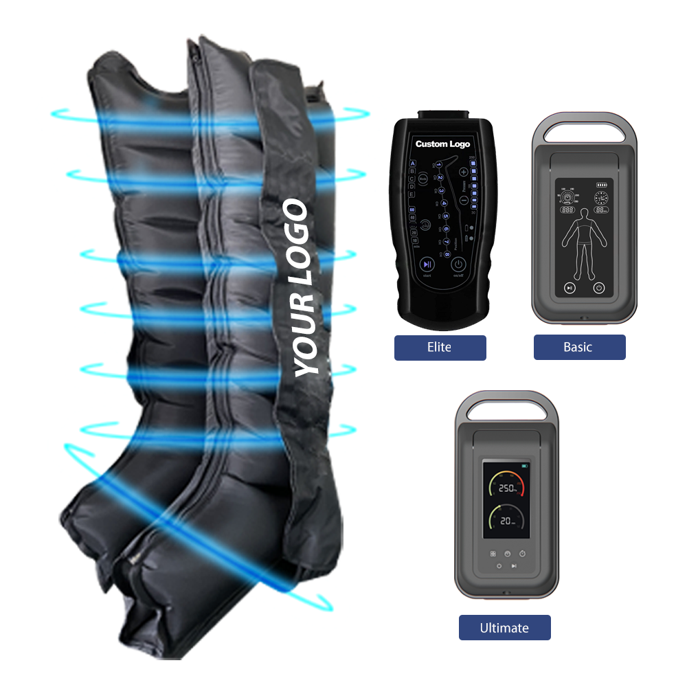 Pneumatic compression boots air recovery boots therapy system leg